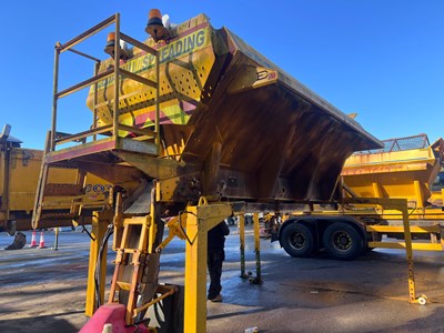 Lot 5 - 2016 (66 Plate) Mercedes Arocs 1824 Econ Tipper with Gritter Body and Plough Attachment Euro 6