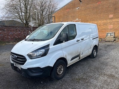 Lot 50 - 2020 (70 Plate) Ford Transit Custom 300 Leader Eblue Panel Van Euro 6