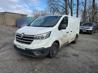 Lot 44 - 2022 (72 Plate) Renault Trafic SL28 B-NESS + Blue DCI Panel Van Euro 6