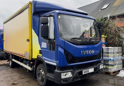 Lot 94 - 2016 (66 Plate) Iveco Eurocargo 120E21S S-A Rigid Box Euro 6