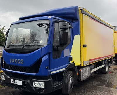 Lot 95 - 2016 (66 Plate) Iveco Eurocargo 120E21S S-A Rigid Box Euro 6