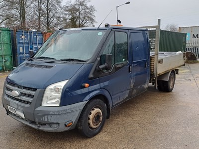 Lot 29 - 2009 Ford Transit 100 T350L D/C RWD Dropside Tipper Euro 4