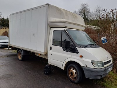 Lot 24 - 2003 (53 Plate) Ford Transit 350 LWB TD Luton Body Euro 3