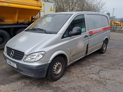 Lot 23 - 2006 (56 Plate) Mercedes Vito 111 CDI Compact Panel Van Euro 4