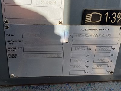 Lot 28 - 2011 (60 Plate) Alexander Dennis Enviro 200 26 Seat Service Bus Euro 5