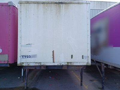 Lot 58 - Teardrop Shaped Demountable Body Trailer