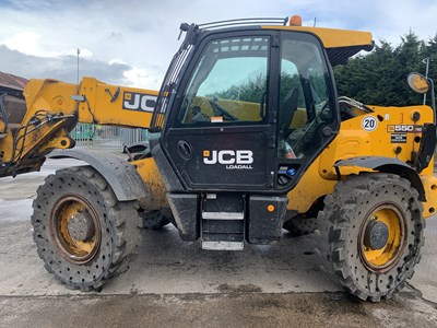 Lot 4 - 2019 JCB 550-80WM Wastemaster Telehandler With Waste Handling Grab Bucket