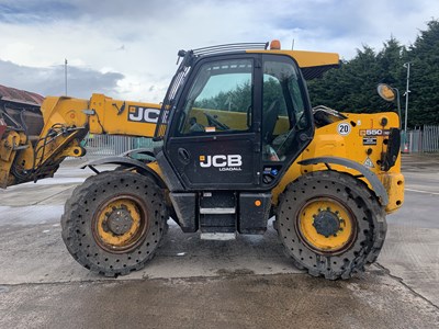 Lot 4 - 2019 JCB 550-80WM Wastemaster Telehandler With Waste Handling Grab Bucket