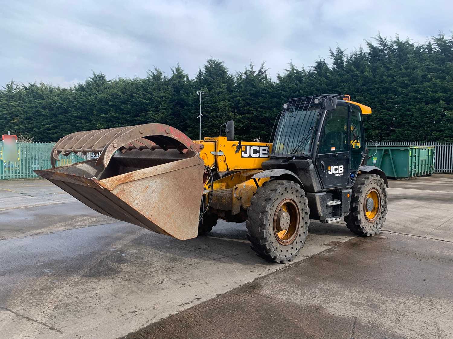 Lot 4 - 2019 JCB 550-80WM Wastemaster Telehandler With Waste Handling Grab Bucket
