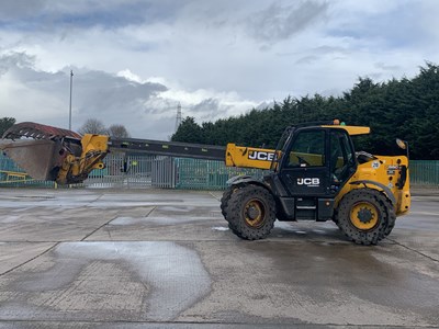 Lot 4 - 2019 JCB 550-80WM Wastemaster Telehandler With Waste Handling Grab Bucket
