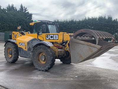 Lot 4 - 2019 JCB 550-80WM Wastemaster Telehandler With Waste Handling Grab Bucket