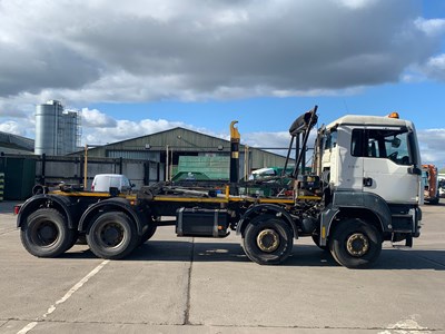 Lot 3 - 2011 MAN TGS 35.360 8X4 BB 32T Hook Loader Euro 5