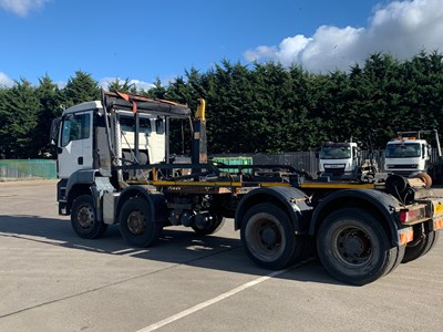 Lot 3 - 2011 MAN TGS 35.360 8X4 BB 32T Hook Loader Euro 5