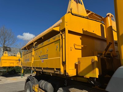 Lot 1 - 2016 (66 Plate) Mercedes Arocs 1824 Econ Tipper with Gritter Body and Plough Attachment Euro 6