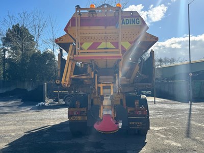 Lot 1 - 2016 (66 Plate) Mercedes Arocs 1824 Econ Tipper with Gritter Body and Plough Attachment Euro 6