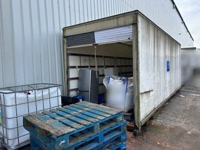 Lot 90 - Demount Box Trailer