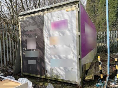 Lot 98 - Demount Box Trailer