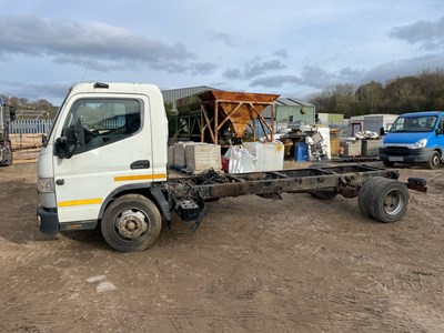 Lot 48 - 2013 Mitsubishi Fuso Canter 7C15 47 Chassis Cab Euro 5