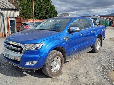 Lot 24 - 2018 Ford Ranger Limited 4x4 TDCI Double Cab Pick-Up Euro 6
