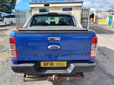 Lot 24 - 2018 Ford Ranger Limited 4x4 TDCI Double Cab Pick-Up Euro 6