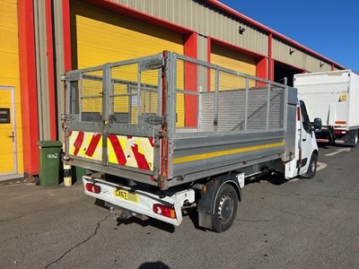 Lot 12 - 2017 (67 Plate) Vauxhall Movano L3H1 F3500 CDTI Cage Tipper Euro 6