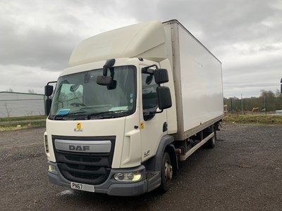 Lot 27 - 2017 (67 Plate) DAF LF 150 FA Rigid Box Euro 6