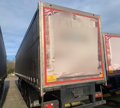 Lot 37 - 2018 Gray & Adams Curtainside Fridge Trailer
