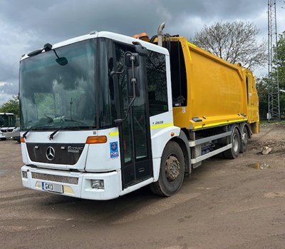 Lot 17 - 2013 Mercedes Econic 2629 6x2 Refuse Collection Vehicle Euro 5