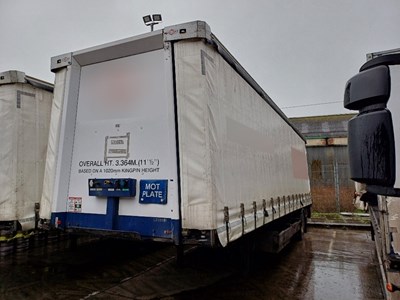 Lot 11 - 2012 DON BUR UB18AW Curtainside Urban Trailer