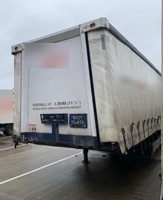 Lot 3 - 2012 Don-Bur UB18AW Curtainsider Trailer
