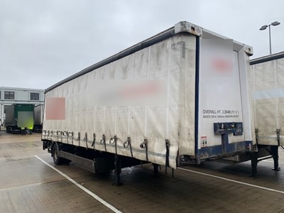 Lot 3 - 2012 Don-Bur UB18AW Curtainsider Trailer