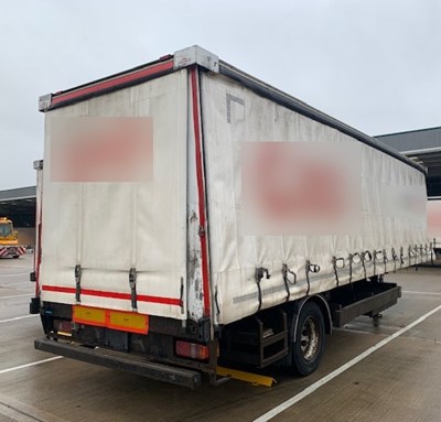 Lot 3 - 2012 Don-Bur UB18AW Curtainsider Trailer