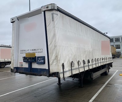 Lot 4 - 2012 Don-Bur UB18AW Curtainside Trailer