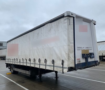 Lot 4 - 2012 Don-Bur UB18AW Curtainside Trailer