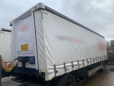 Lot 6 - 2012 Don-Bur UB18AW Curtainsider Trailer