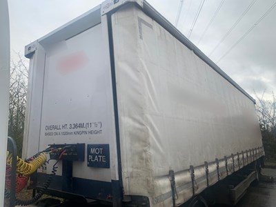 Lot 35 - 2012 Don-Bur UB18AW Curtainside Trailer
