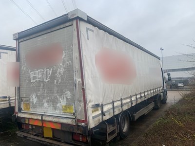 Lot 35 - 2012 Don-Bur UB18AW Curtainside Trailer