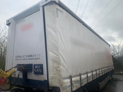 Lot 35 - 2012 Don-Bur UB18AW Curtainside Trailer