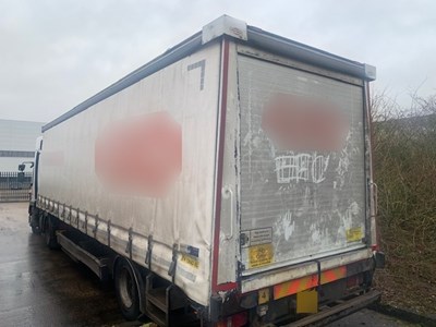 Lot 35 - 2012 Don-Bur UB18AW Curtainside Trailer