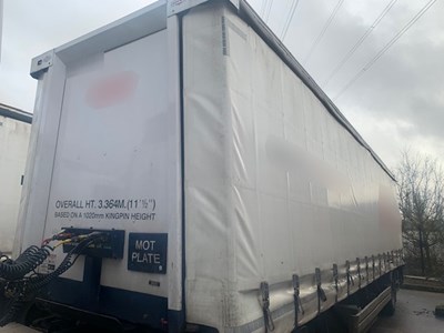 Lot 36 - 2012 Don-Bur UB18AW Curtainside Trailer
