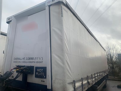 Lot 36 - 2012 Don-Bur UB18AW Curtainside Trailer