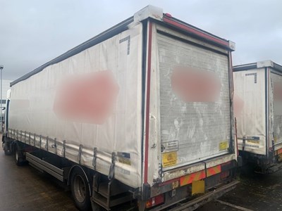 Lot 36 - 2012 Don-Bur UB18AW Curtainside Trailer