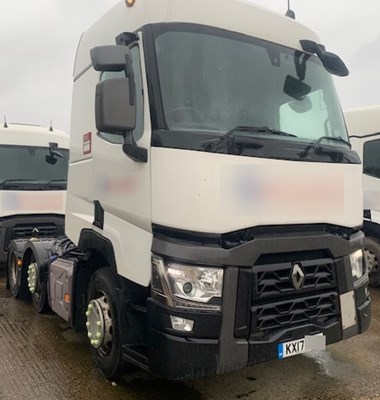 Lot 25 - 2017 Renault T480 6 X 2 Tractor Unit Euro 6