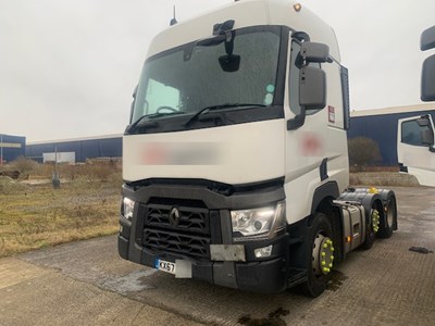 Lot 22 - 2017 (67 Plate) Renault T480 6x2 Tractor Unit Euro 6