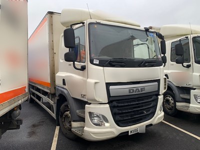 Lot 101 - 2016 (66 Plate) DAF CF 220 Box Euro 6
