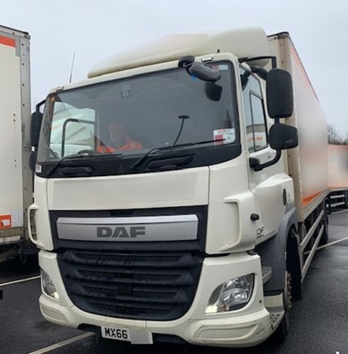 Lot 101 - 2016 (66 Plate) DAF CF 220 Box Euro 6