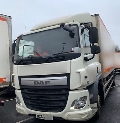 Lot 101 - 2016 (66 Plate) DAF CF 220 Box Euro 6