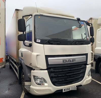 Lot 101 - 2016 (66 Plate) DAF CF 220 Box Euro 6