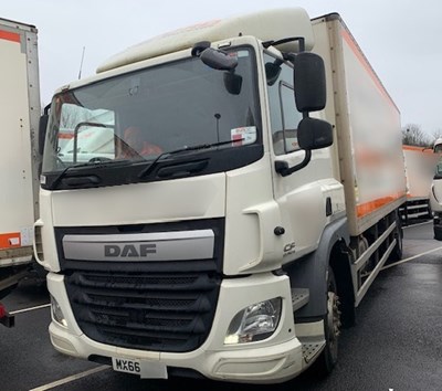 Lot 101 - 2016 (66 Plate) DAF CF 220 Box Euro 6