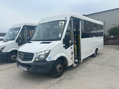 Lot 15 - 2017 Mercedes Sprinter 514 CDI 16 Seat Minibus Euro 6